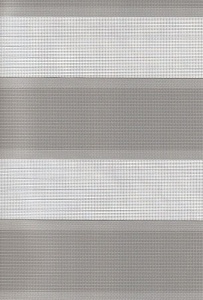Открытые рулонные шторы день-ночь Римини, серый 45 купить в Лосино-Петровском с доставкой